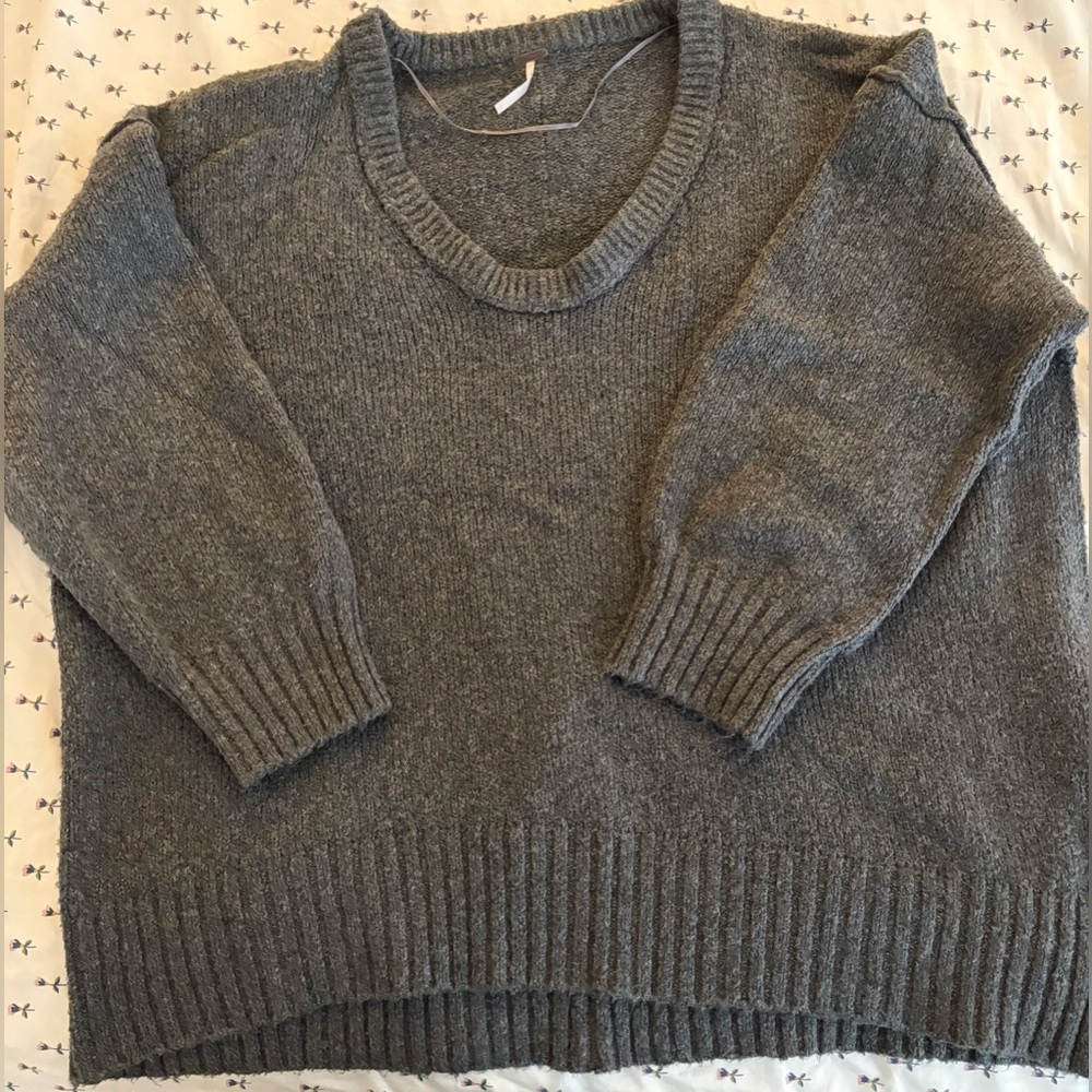 Free People gray sweater